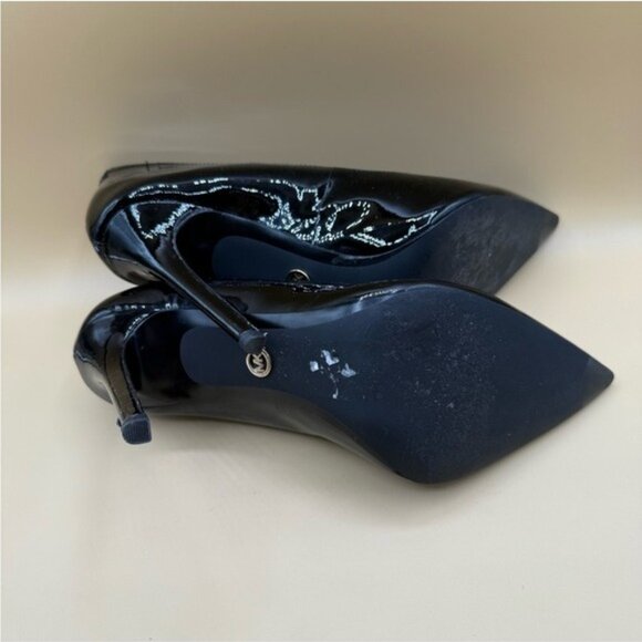 Michael Kors Keke Pointed Toe Pump Heels Size 10M Black Leather Classic Stiletto - Picture 11 of 11